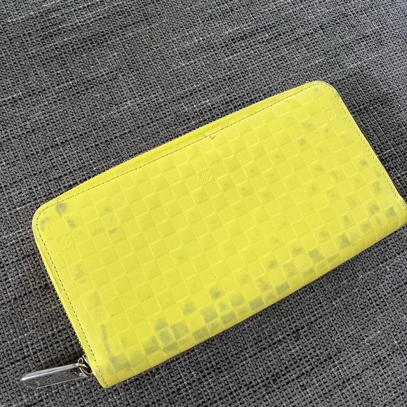Authentic Louis Vuitton Damier Facet Limited Edition Wallet *NEEDS TO BE DYED* - Picture 1 of 11